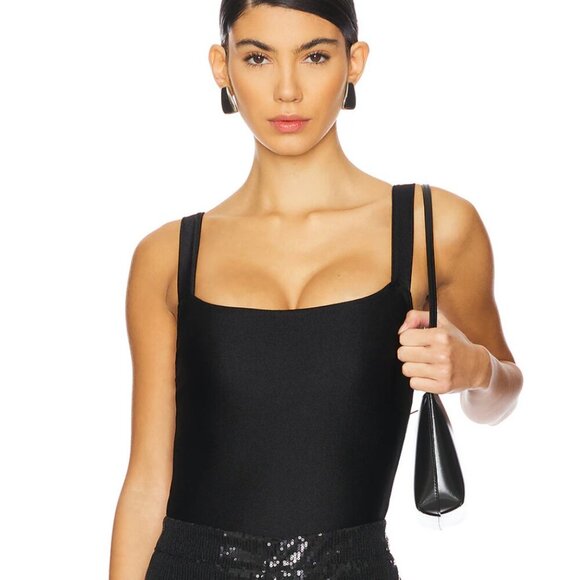 Good American Compression Shine Black Bodysuit (M) - Picture 1 of 10